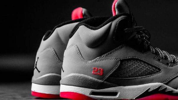 Nike Air Jordan 5 Retro Gg Boty Pro Muže Šedé