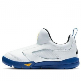 Nike Air Jordan 5 Retro Little Flex Bp Basketbalové Boty Pro Děti Bílá Modrá