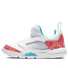 Nike Air Jordan 5 Retro Little Flex Ps Basketbalové Boty Pro Děti Bílé