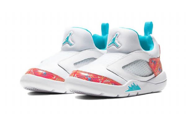 Nike Air Jordan 5 Retro Little Flex Ps Basketbalové Boty Pro Děti Bílé