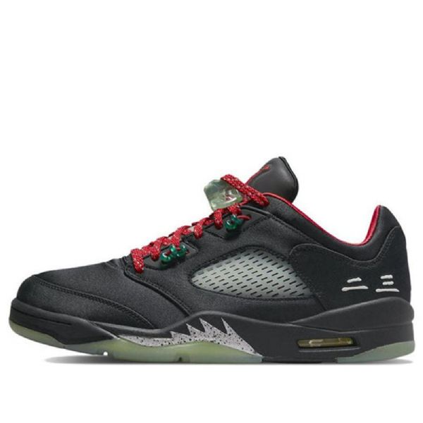 Nike Air Jordan 5 Retro Low Tops Clot Jade Basketbalové Boty Pro Muže Černé