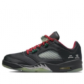 Nike Air Jordan 5 Retro Low Tops Clot Jade Basketbalové Boty Pro Muže Černé