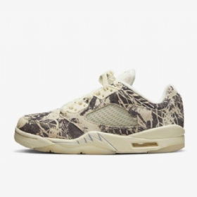 Nike Air Jordan 5 Retro Nízké Boty Pro Ženy Bílá Černá