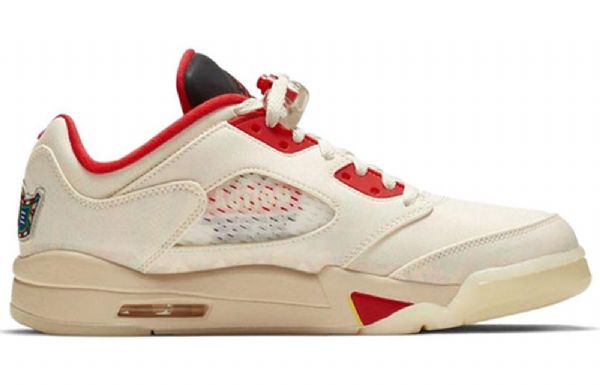 Nike Air Jordan 5 Retro Nízké Topy Basketbalové Boty Pro Muže V Khaki Barvě
