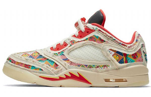 Nike Air Jordan 5 Retro Nízké Topy Basketbalové Boty Pro Muže V Khaki Barvě