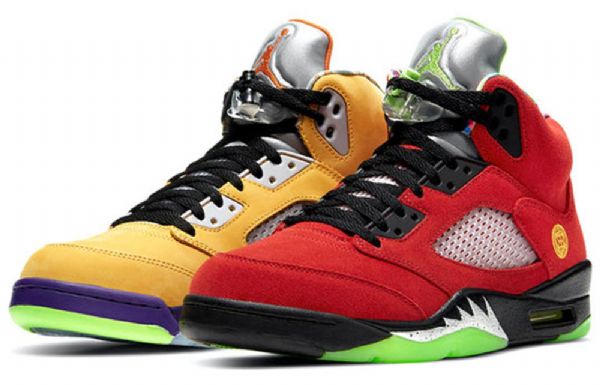 Nike Air Jordan 5 Retro Se Basketbalové Boty Pro Muže Červené