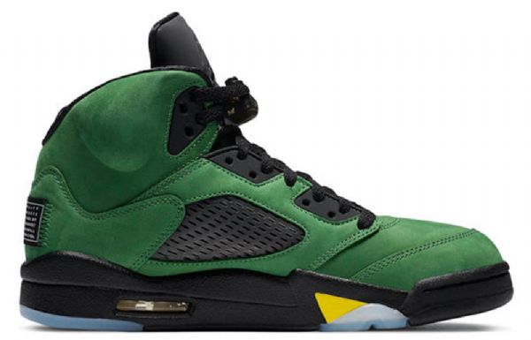 Nike Air Jordan 5 Retro Se Basketbalové Boty Pro Muže Zelená Černá