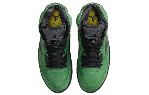 Nike Air Jordan 5 Retro Se Basketbalové Boty Pro Muže Zelená Černá