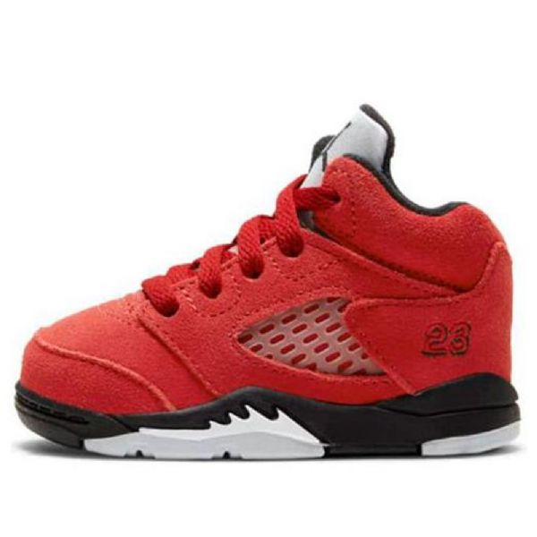 Nike Air Jordan 5 Retro Td Basketbalové Boty Pro Muže Červené