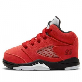 Nike Air Jordan 5 Retro Td Basketbalové Boty Pro Muže Červené