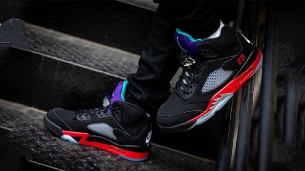 Nike Air Jordan 5 Top 3 Boty Pro Muže Černé