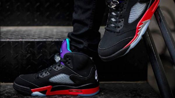 Nike Air Jordan 5 Top 3 Boty Pro Muže Černé