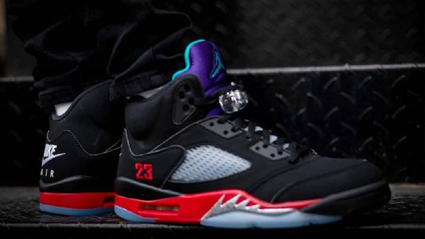 Nike Air Jordan 5 Top 3 Boty Pro Muže Černé