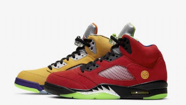 Nike Air Jordan 5 What The Boty Pro Muže Červený Žlutá