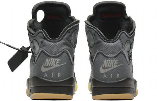 Nike Off-white Air Jordan 5 Retro Sp Basketbalové Boty Pro Muže Šedé