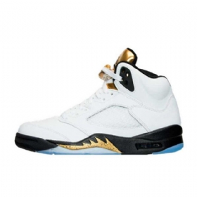Olympijské Boty Nike Air Jordan 5 Pro Muže Bílé