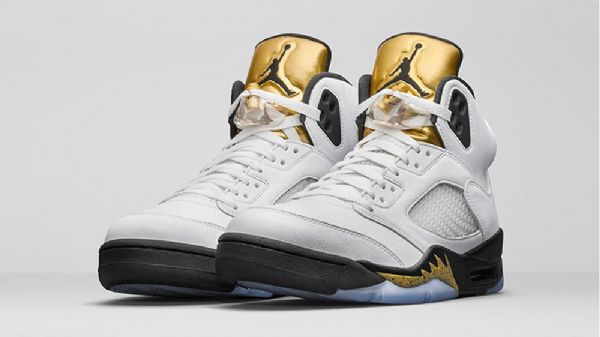 Olympijské Boty Nike Air Jordan 5 Pro Muže Bílé