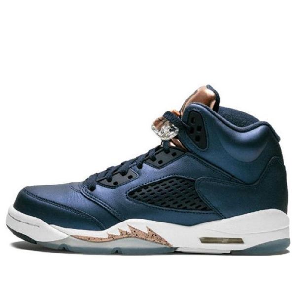Pánské Basketbalové Boty Nike Air Jordan 5 Retro Gs V Tmavě Modré Barvě