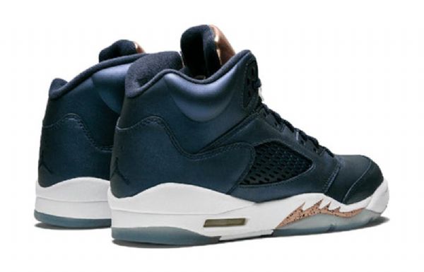 Pánské Basketbalové Boty Nike Air Jordan 5 Retro Gs V Tmavě Modré Barvě