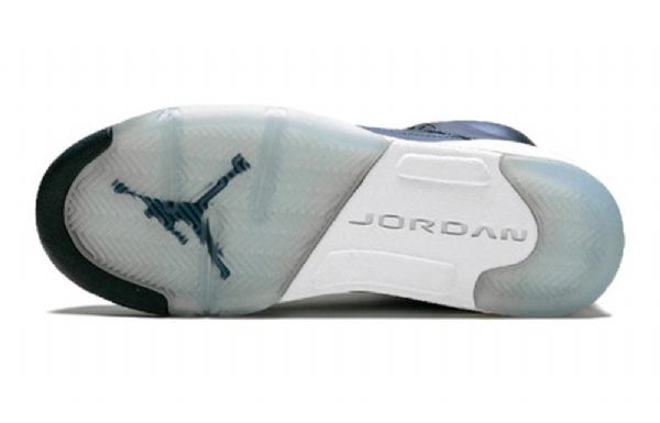 Pánské Basketbalové Boty Nike Air Jordan 5 Retro Gs V Tmavě Modré Barvě