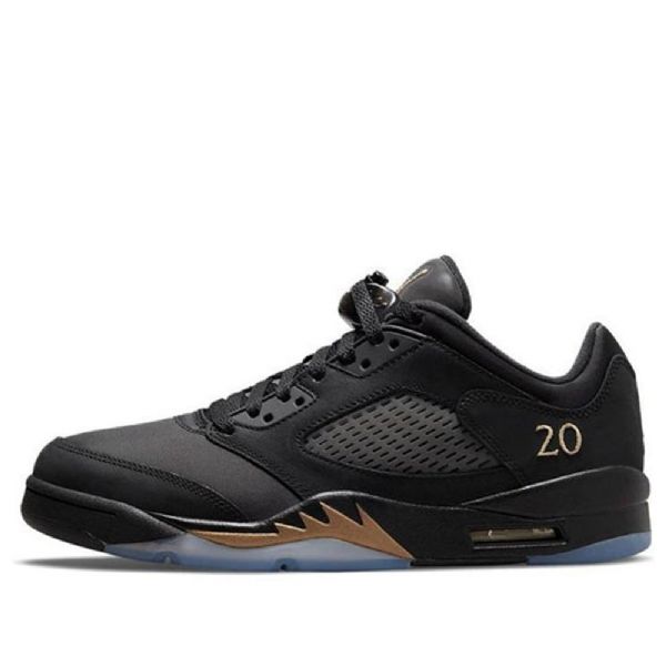 Pánské Basketbalové Boty Nike Air Jordan 5 Retro Low Tops Wings Černé