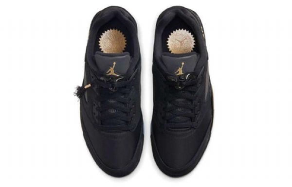 Pánské Basketbalové Boty Nike Air Jordan 5 Retro Low Tops Wings Černé