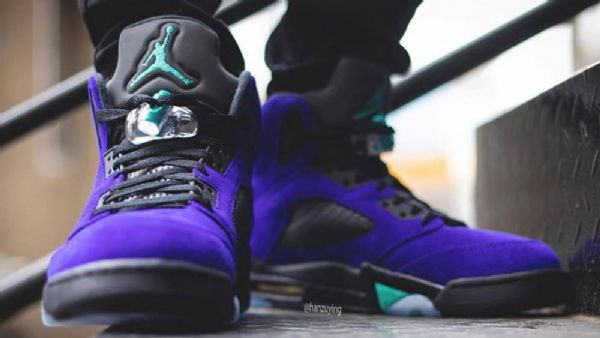 Pánské Boty Nike Air Jordan 5 Alternative Grape Pro Muže Černé
