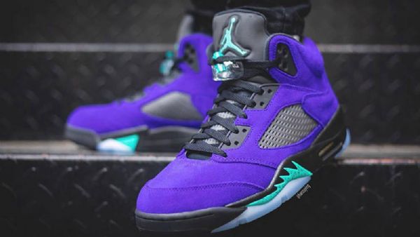 Pánské Boty Nike Air Jordan 5 Alternative Grape Pro Muže Černé