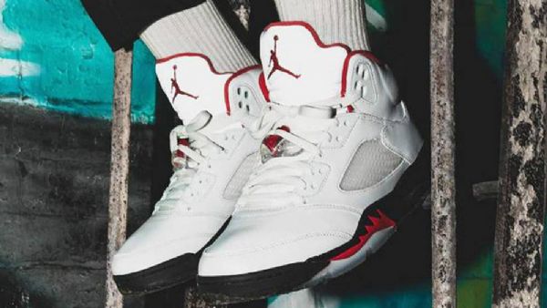 Pánské Boty Nike Air Jordan 5 Fire 2020 Červené