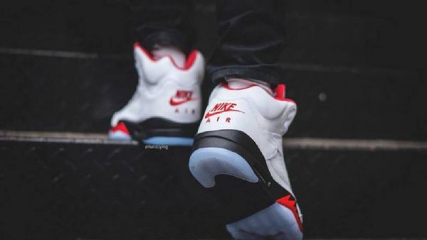 Pánské Boty Nike Air Jordan 5 Fire 2020 Červené
