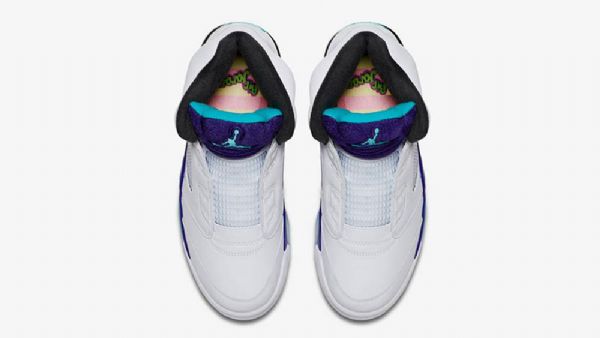 Pánské Boty Nike Air Jordan 5 Fresh Prince Grape Pro Muže Bílé