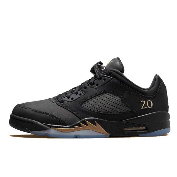Pánské Boty Nike Air Jordan 5 Low Tops Wings Třídy 2020-2021 Černé
