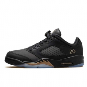 Pánské Boty Nike Air Jordan 5 Low Tops Wings Třídy 2020-2021 Černé