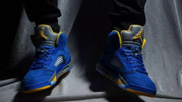 Pánské Boty Nike Air Jordan 5 Retro Jsp Laney Modré