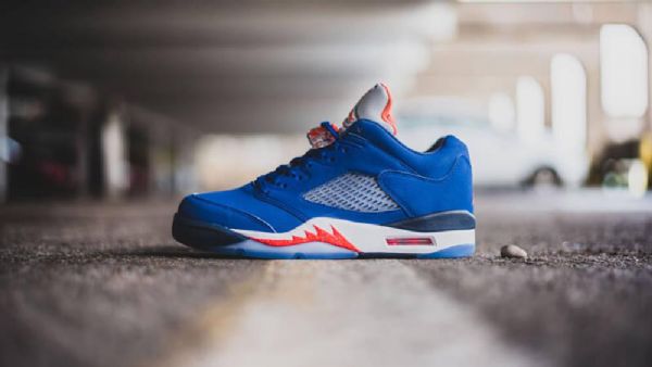 Pánské Boty Nike Air Jordan 5 Retro Low Tops Knicks Černá