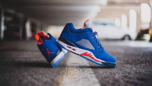 Pánské Boty Nike Air Jordan 5 Retro Low Tops Knicks Černá