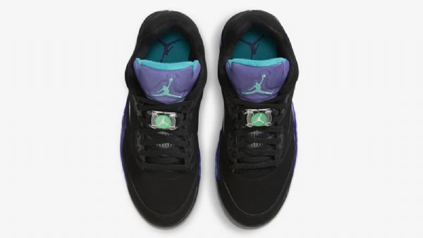 Pánské Golfové Boty Nike Air Jordan 5 Low Tops Černá Nachový