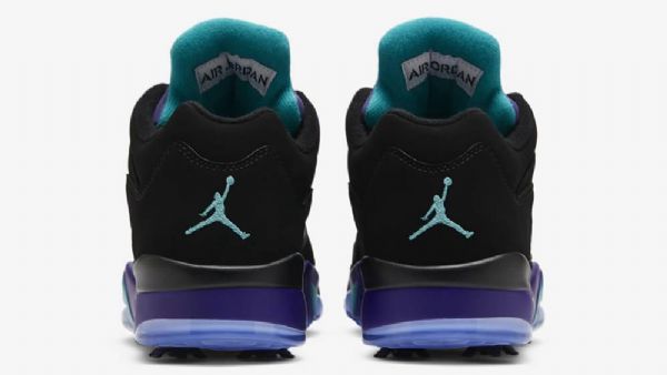 Pánské Golfové Boty Nike Air Jordan 5 Low Tops Černá Nachový