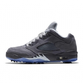 Pánské Golfové Boty Nike Air Jordan 5 Low Tops Šedé