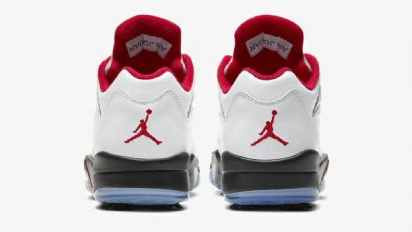 Pánské Nízké Boty Nike Air Jordan 5 Bílo Červené