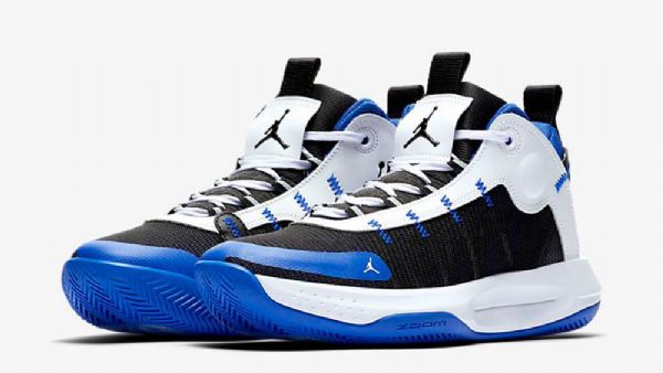 Pánské Závodní Boty Nike Air Jordan Jumpman 2020 Modrá Černá Bílá