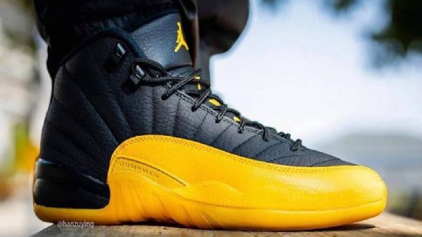 Boty Nike Air Jordan 12 Pro Muže Zlato Černá