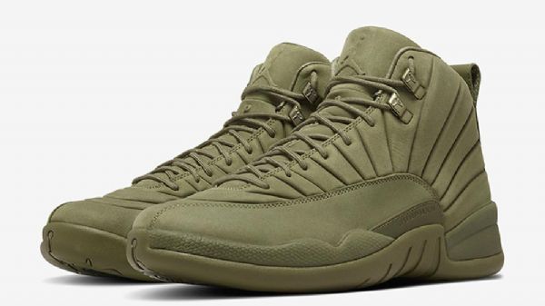 Boty Nike Air Jordan 12 Psny Milan Pro Muže Army Zelená