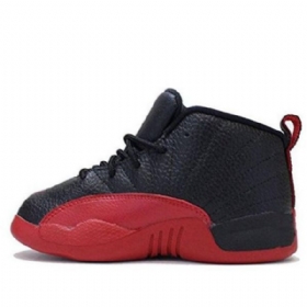 Boty Nike Air Jordan 12 Retro Td Pro Děti Černá Červený