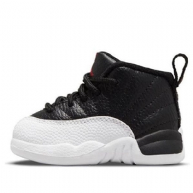 Boty Nike Air Jordan 12 Retro Td Pro Děti Černá Šedá