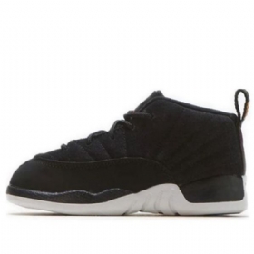 Boty Nike Air Jordan 12 Retro Td Pro Děti Černé