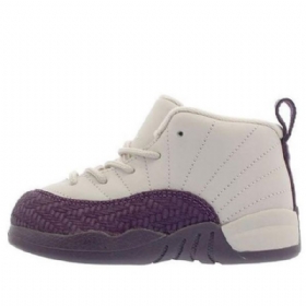 Boty Nike Air Jordan 12 Retro Td Pro Děti Světle Šedé