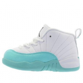 Boty Nike Air Jordan 12 Retro Td Pro Děti Světle Tyrkysové