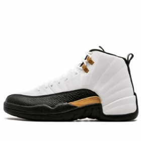 Nike Air Jordan 12 Retro Basketbalové Boty Pro Muže Bílá Černá