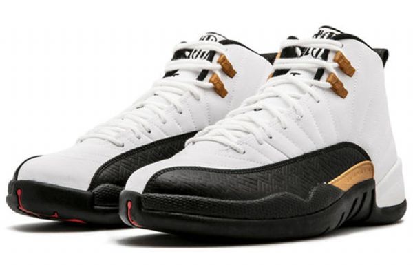 Nike Air Jordan 12 Retro Basketbalové Boty Pro Muže Bílá Černá